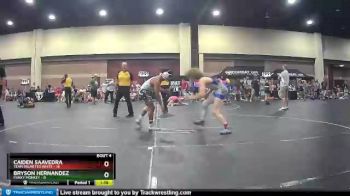 130 lbs Quarterfinals (8 Team) - Bryson Hernandez, Funky Monkey vs Caiden Saavedra, Team Palmetto White