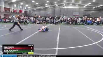 98 lbs Round 3 (8 Team) - Reid Foster, Iowa Black vs Bode Henderson, Dakota Hillbillies