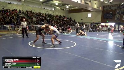 170 lbs Semifinal - Barrios Ryan, Citrus Valley vs Sean Casey, Alta Loma