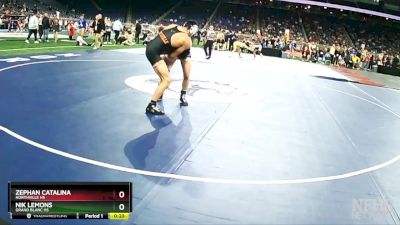 D1-144 lbs Cons. Semi - Nik Lemons, Grand Blanc HS vs Zephan Catalina, Northville HS