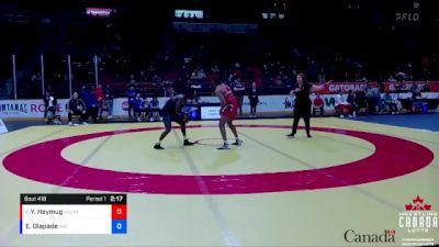 74kg Cons. Round 2 - Yann Heymug, Montreal NTC / Montreal WC vs Emmanuel Olapade, Dinos WC