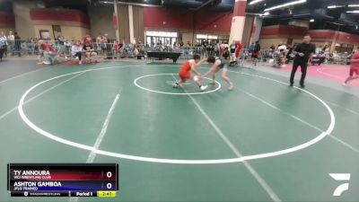 132 lbs Cons. Round 4 - Ty Annoura, Vici Wrestling Club vs Ashton Gamboa, Jflo Trained