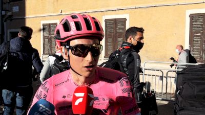 Neilson Powless Celebrates EF's 2nd Paris-Nice Win