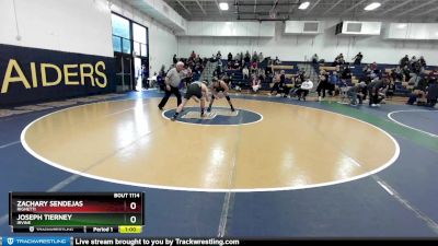 195 lbs Cons. Round 5 - Zachary Sendejas, Righetti vs Joseph Tierney, Irvine