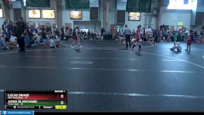 130 lbs Round 1 (6 Team) - Lucas Drake, Mat Assassins vs Aiden Blanchard, Team Ohio