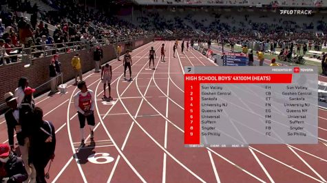 High School Boys' 4x100m Relay, Prelims 11