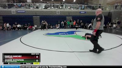 100 lbs Cons. Round 2 - Marcus Sanchez, 208 Badgers vs Xander Gustafson, Lil Mavs Wrestling