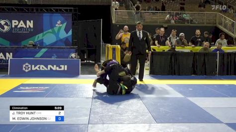 JONATHAN TROY HUNT vs MICAH EDWIN JOHNSON 2024 Pan Jiu Jitsu IBJJF Championship