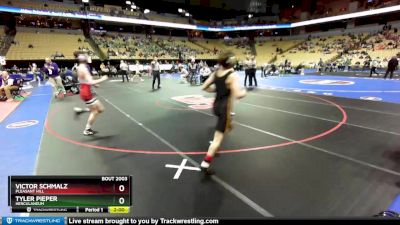 106 Class 2 lbs Champ. Round 1 - Victor Schmalz, Pleasant Hill vs Tyler Pieper, Herculaneum