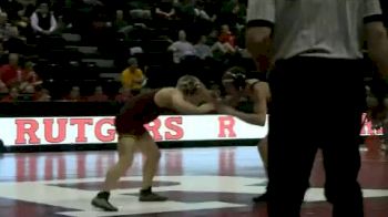 125 lbs match Alan Waters Mizz vs. Zach Sanders Minn