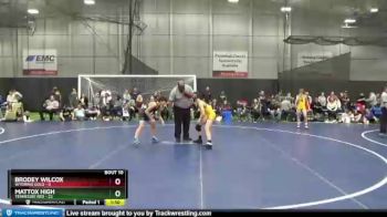 100 lbs Round 4 (6 Team) - Mattox High, Tennessee Red vs Brodey Wilcox, Wyoming Gold