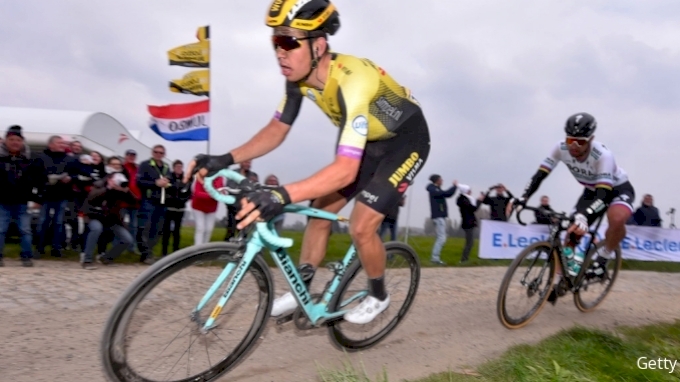 picture of Wout van Aert Paris-Roubaix 2021