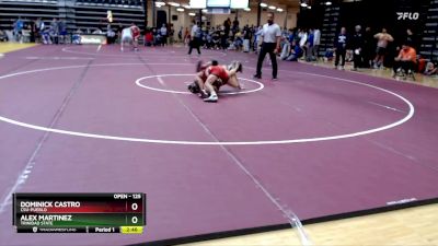 125 lbs Cons. Round 4 - Dominick Castro, CSU-Pueblo vs Alex Martinez, Trinidad State