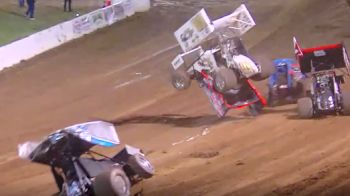 Big Multi-Car Crash | SCCT Sprints at Placerville Speedway