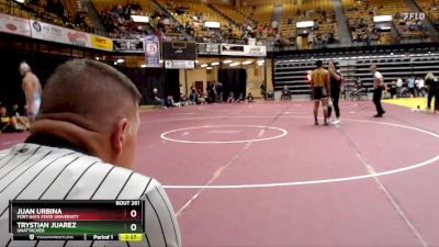 174 lbs Cons. Round 2 - Juan Urbina, Fort Hays State University vs Trystian Juarez, Unattached