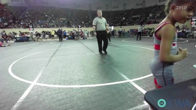 60 lbs Consi Of 16 #2 - Grayson Simpson, Hilldale Youth Wrestling Club vs Kasyn Greer, Oklahoma Wrestling Academy