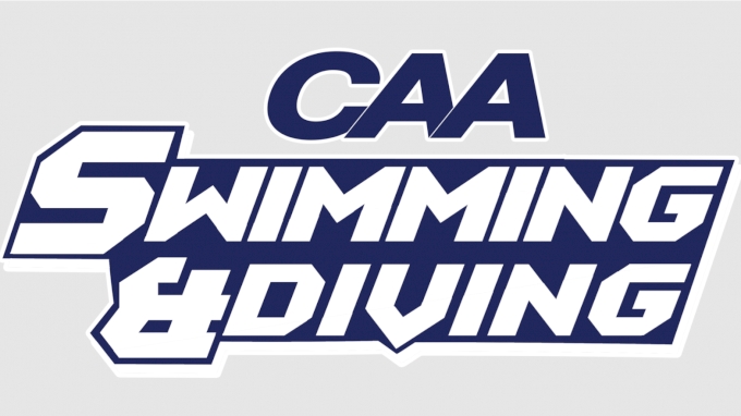 CAA Swimming and Diving logo