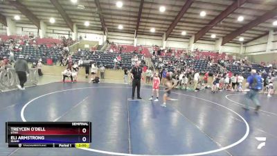 65 lbs Semifinal - Treycen O`Dell, Utah vs Eli Armstrong, Idaho