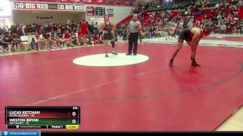 215 lbs Semis & 1st Wb (8 Team) - Weston Bryan, Lee County vs Lucas Ketcham, Glynn Academy