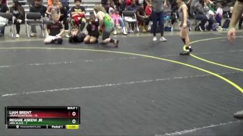 56 lbs Finals (2 Team) - Reggie Askew JR, ARES Black vs Liam Brent, #papatoddstrong