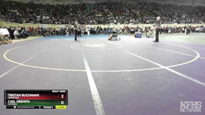 4A-144 lbs Quarterfinal - Tristan Buchanan, Lexington vs Cael Eremita, Catoosa