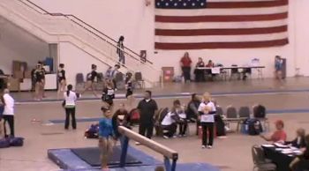 Alexis Brawner 2014 Beam from Chicago Style meet Feb 2012