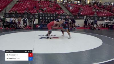 92 kg Cons 4 - Carson Thomas, Ohio vs Max Matthias, Askren Wrestling Academy