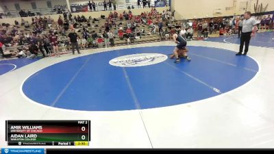 141 lbs Cons. Round 1 - Amir Williams, University Of Chicago vs Aidan Laird, Wheaton College