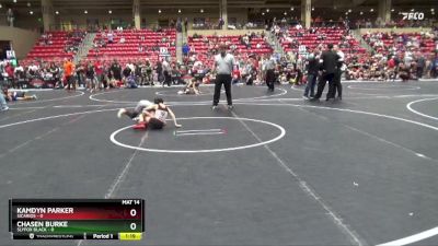 60 lbs Finals (2 Team) - Kamdyn Parker, Sicarios vs Chasen Burke, SlyFox Black