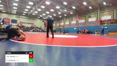 172 lbs Round Of 32 - Michael James, Central vs Carlos Ricky Orellana, Lompoc