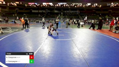 75 lbs Final - Andrew Cosgrove, RedNose Wrestling School vs Jovani Campagna, Elite NJ