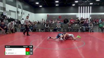 95 lbs Quarterfinals (8 Team) - Urijah Lopez, Team Ohio (OH) vs Braden Johnson, LaCrosse Area Wrestlers(WI)