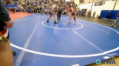 120-130 lbs Rr Rnd 5 - Stella Caygill, R.A.W. vs Parker Goss, Vinita Kids Wrestling