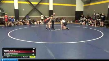 142 lbs Round 2 (3 Team) - Paige Peterson, Wisconsin vs Emma Peach, Potentially Dangerous