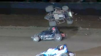 Austin Liggett Violent Tumble at Keller Auto Speedway