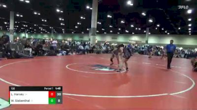 130 lbs Cross Bracket (8 Team) - Lexee Harvey, Stormettes vs Wynter Siebenthal, FC Boom Squad