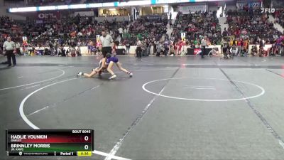 90 lbs Cons. Semi - Brinnley Morris, Jr. Kaws vs Hadlie Younkin, Oakley