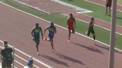 10.09 to 10.10: Ameer Webb & Felipe Dos Santos 100m Prelim