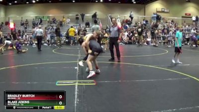 92 lbs Round 2 (6 Team) - Blake Adkins, Mi Pitbulls vs Bradley Burtch, Belding