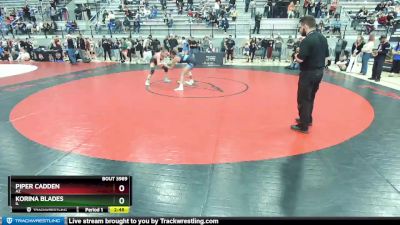 59 lbs Quarterfinal - Piper Cadden, AZ vs Korina Blades, IL