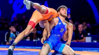 57 kg Semifinal - Zaur Uguev (RUS) vs Kumar Ravi (IND)