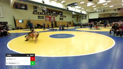 141 lbs Consi Of 32 #2 - Austin Muir, Erie (CO) vs Kenneth Rodgers, Esperanza