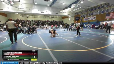 106 lbs Champ. Round 2 - Samuel Jimenez, Eleanor Roosevelt vs Alexander Torres, Channel Islands