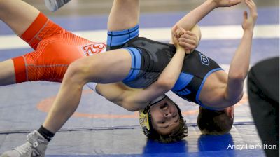 45 kg Semifinal - Edwin Sierra, Extreme Heat Wrestling Club vs Bo Bassett, Young Guns