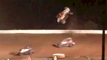 Joey Biasi Huge USAC Sprint Flip at Big Diamond