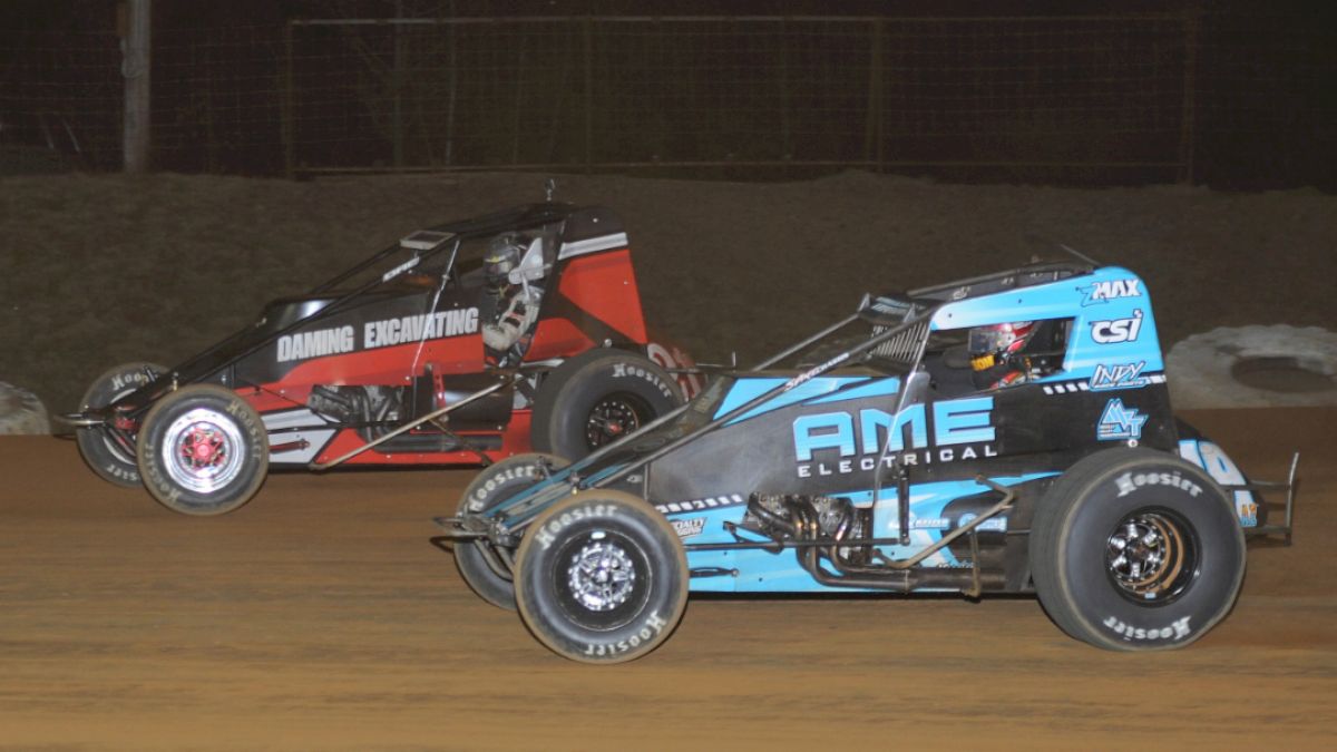 Thorson Shines at Big Diamond for First USAC Sprint Win