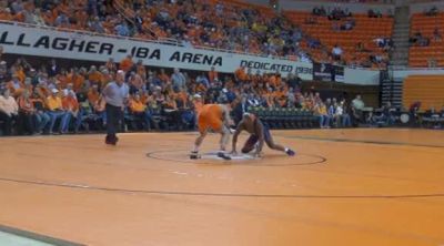 141 lbs match Daryl Thomas Illinois vs. Josh Kindig Ok State