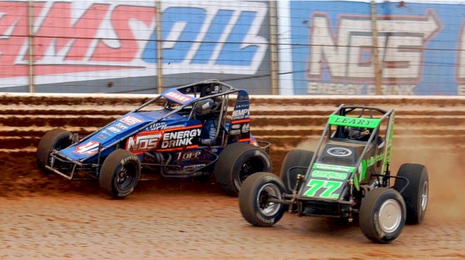 Leary Leads Ford to 1st USAC Sprint Win in a Decade