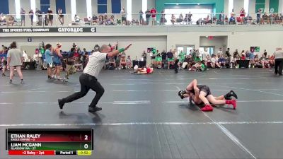 92 lbs Round 4 (6 Team) - Ethan Raley, Eagle Empire vs Liam McGann, Glasgow WA