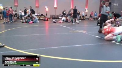 107 lbs Quarterfinals (8 Team) - Logan Schwarzkopf, Elite Athletic Club vs Ryan Sharp, Untouchables